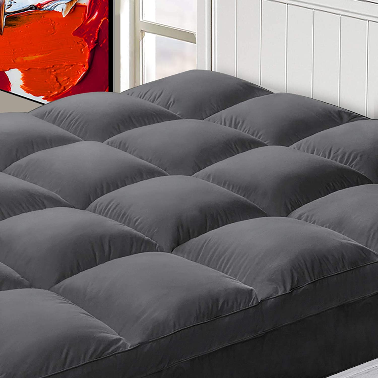 Bedding Home & Garden 2" Overfilled Extra Thick Mattress Topper Gel