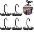 thumbnail image 1 of Bangcool Tie Hook Multipurpose Twirl Plastic Scarf Organizer Tie Rack Holder for Closet, 1 of 6
