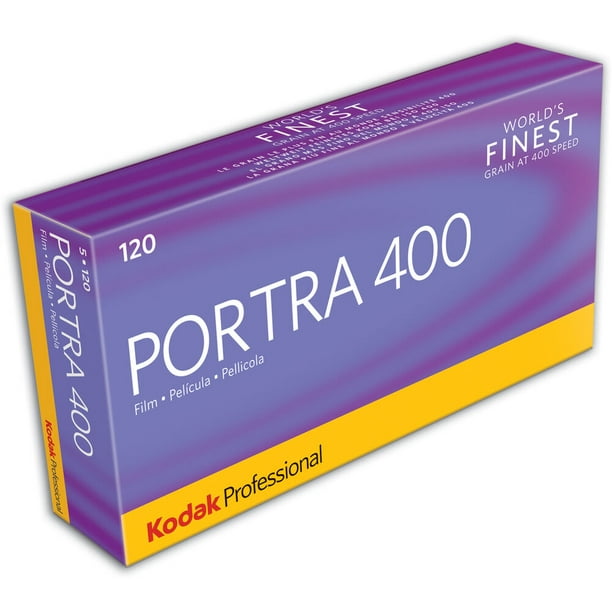 Kodak Pro Portra 400 Color Negative Film (120 Roll Film, 5-Pack) 8331506