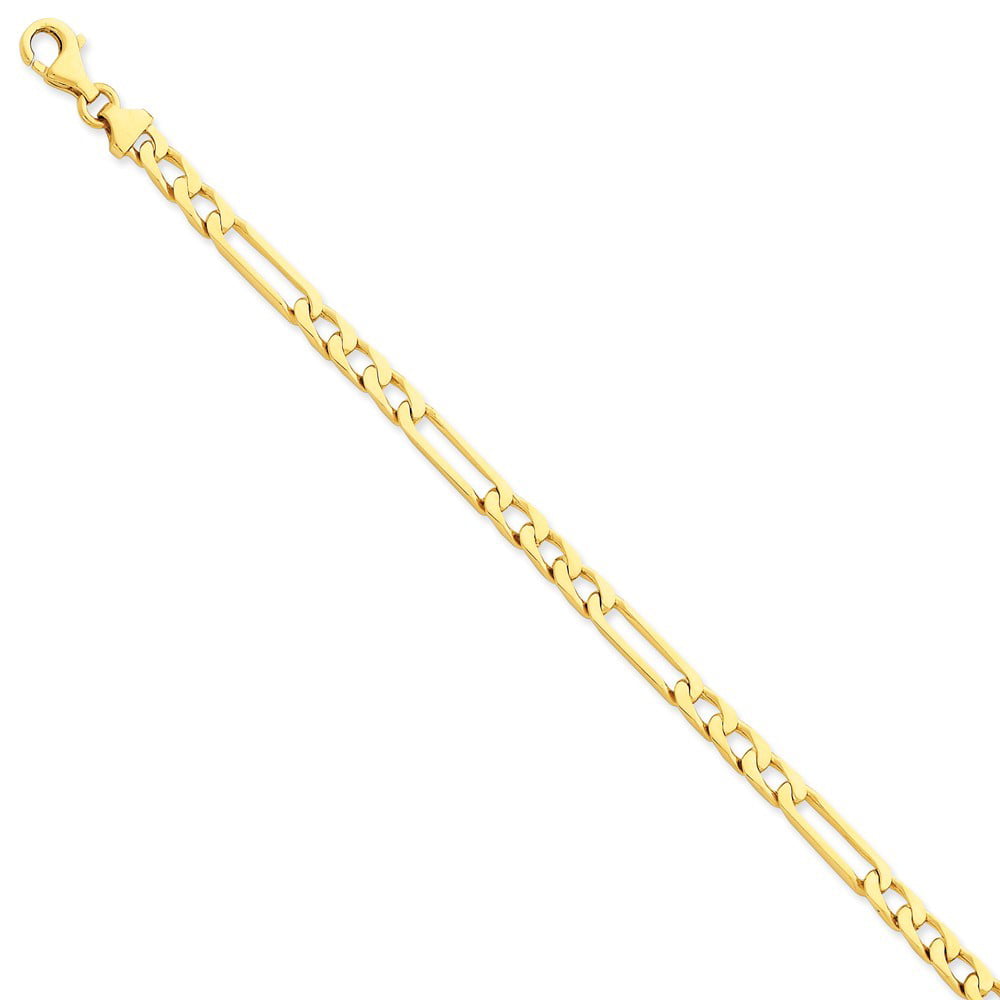 PriceRock Stainless Steel 2.50mm Polished Fancy Link Chain Necklace 18 Inches Long