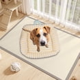 thumbnail image 1 of Alfombrilla para cama para gatos, perrera autocalentable, parte inferior antideslizante, alfombrilla para mascotas, cama para perros y gatos, cojín , Amarillo, 1 of 8