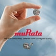 thumbnail image 3 of Murata LR44 Battery 1.55V Alkaline Button Cell (2 Batteries), 3 of 5