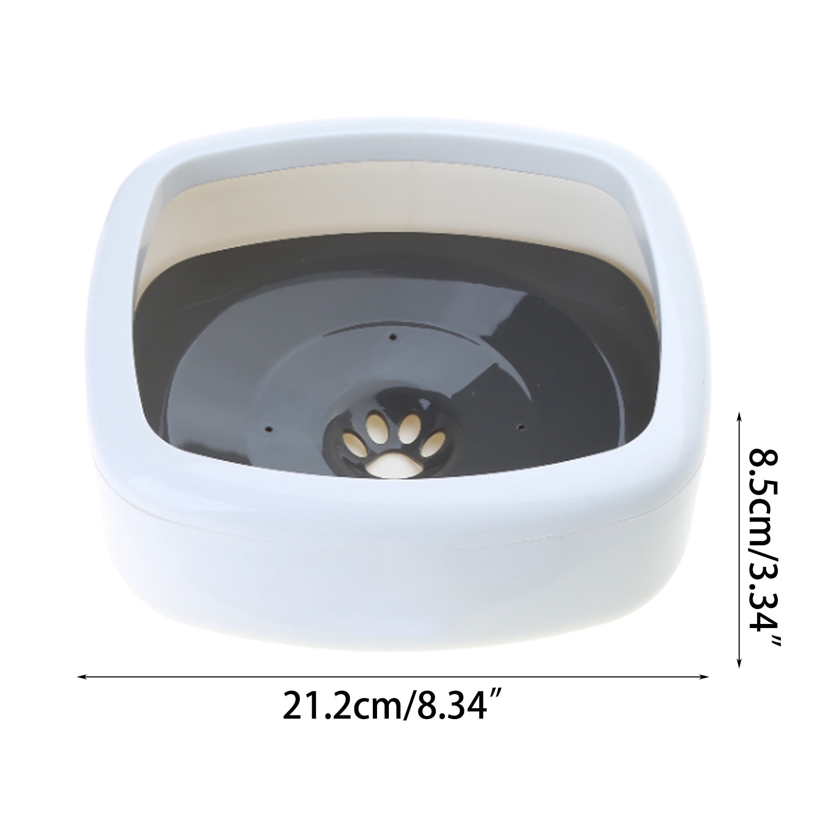 Water Bowl Carried Floating Bowl Anti-overflow Slowing Water Feeder Dispenser Pet Fountain Plastic Dogs Supplies