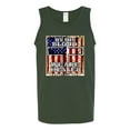 thumbnail image 3 of By His Blood We Are Healed Inspirational/Christian Mens Graphic Tank Top, Forest Green, Medium, 3 of 5