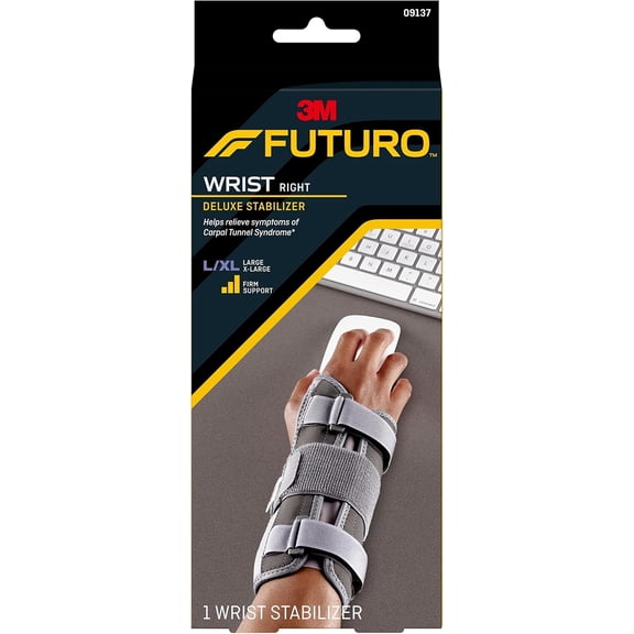 FUTURO Deluxe Wrist Stabilizer Right Hand, Large/X-Large, 1 Each