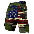 thumbnail image 3 of DIOAZUD Mens Cargo Shorts American Flag Print Multi Pockets Big and Tall Shorts Lightweight Casual Outdoor Daily Wear, 3 of 7
