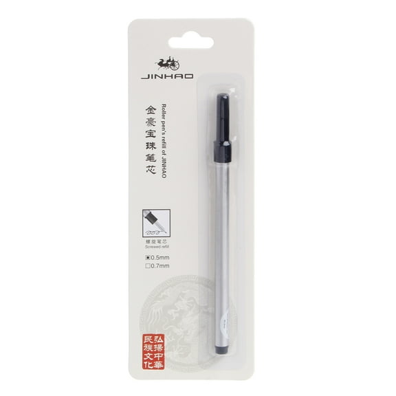 Necvior Jinhao Roller Ball Rollerball Pen Refill Cartridge Blue Black Ink 0.5mm 0.7mm