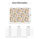 thumbnail image 5 of Fotbe Dog Faces Manta de Franela con Estampado, Manta Ultrasuave para Cama, Sofá, Auto, Hipoalergénica y Antibolitas-60"x50", 5 of 6