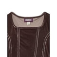 thumbnail image 3 of Weekend Academy Girls Velvet Corset Top with Long Sleeves, Sizes 4-18, 3 of 3