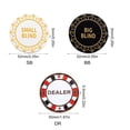 thumbnail image 5 of Big Blind and Small Blind Poker Button Poker Mens Gift for Poker Game Part Set, 5 of 10