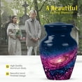 thumbnail image 3 of MUKTIVE Galaxy Pink Urns for Female Ashes Adult Man and Women, Blue Urn for Ashes Adult Male 3 Inch, Dad Cremation Urn, Keepsake Burial Urns, Memorial Gifts for Loss of Mom Funeral, 3 of 7