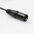 thumbnail image 3 of Cable Adaptador Divisor Y Conector hembra XLR de 3 pines a Cable adaptador de enchufe macho doble profesional para micrófono, 3 of 6