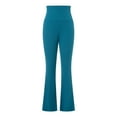 thumbnail image 3 of Douhoow Women Flare Leggings Solid Color Basic Yoga Pants Joggers Sweatpants Lounge Streetwear, 3 of 5