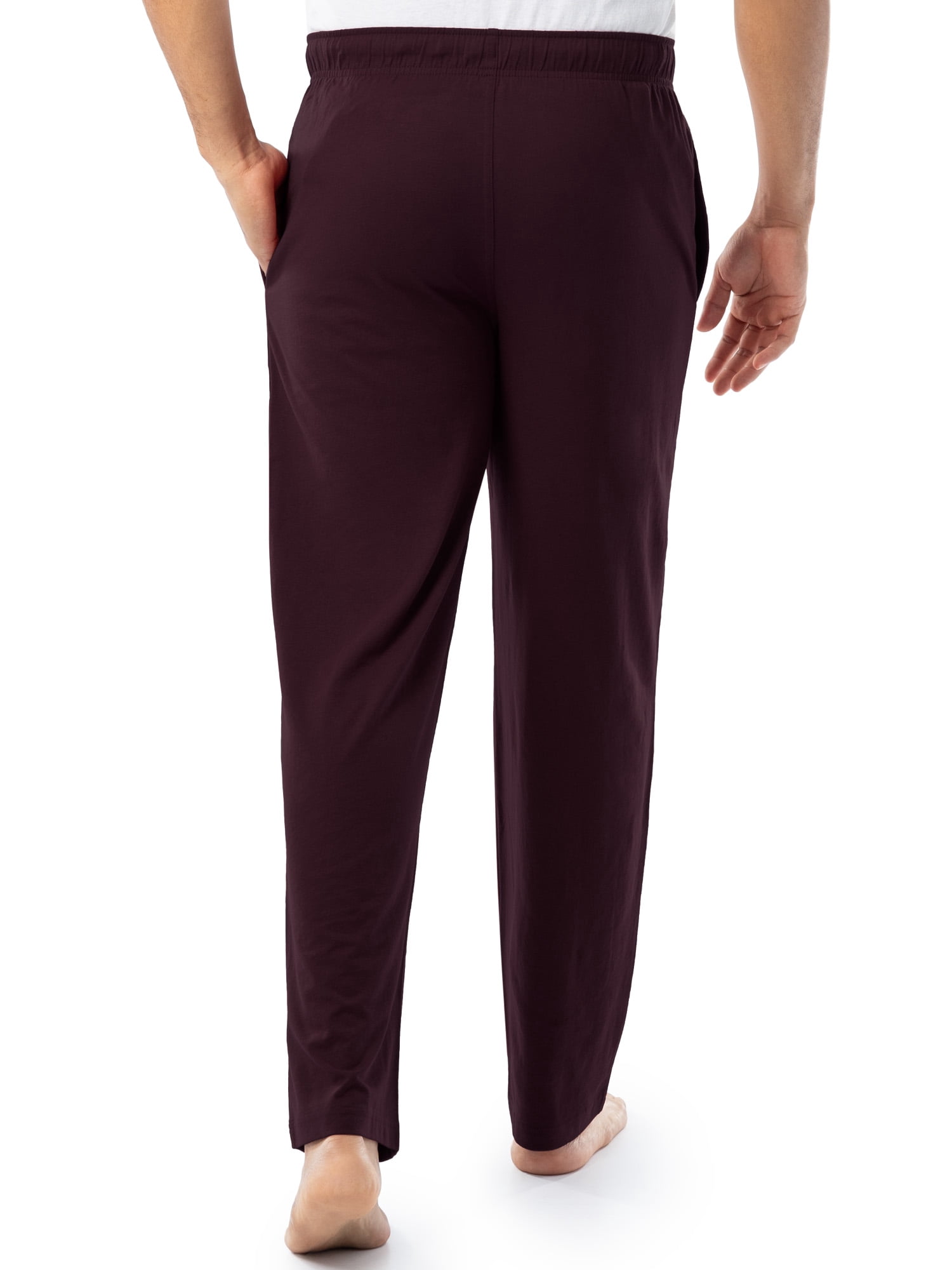 Fruit of the Loom Men's and Big Men's Jersey Knit Pajama Pants, Sizes S-6XL