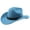 Z28-Blue, variant on Cowboy Hat for Women and Men Felt Wide Brim Suede Cowboy Cowgirl Hats Felt Cattleman Western Hats Party