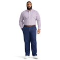 thumbnail image 2 of Camisa IZOD Big Performance Comfort Plaid para hombre, naranja oxidado, 2 of 3