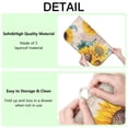 thumbnail image 4 of Microfibre Drying Mat for Kitchen Sunflower Colorful Floral Dish Drying Drainer Mat Absorbent Drying Mat Washing Up for Glass, Plate & Cup 18inch X 24inch, 4 of 5