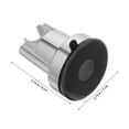 thumbnail image 2 of EXHUMKY Silver Suction Cup Showerhead Holder Punch Free Wall Mount Adjustable for Home, 2 of 8