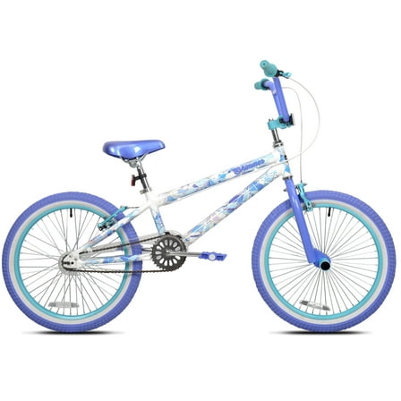 20" Kent Shimmer BMX Bicycle, Fits Riders 4'2"-5', White/Purple, Child, Unisex