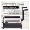 thumbnail image 2 of TD-1500B34 Iron Ring Binding Machine With Full Blade 34 Holes Desk Calendar Wall Calendar Punching Machine Double Coil Binding ,Pinpoint Punching, 2 of 6
