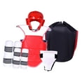 thumbnail image 4 of Equipo de Protección de Taekwondo 5x Cola Casco de Boxeo Protectores de Piernas y Brazos L, 4 of 8