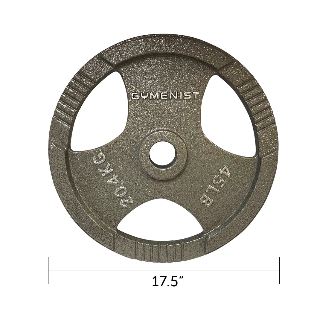 Gymenist, 45lb Metal Weight Plate, Pair