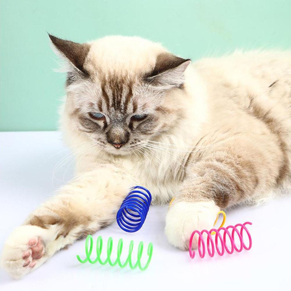 120er Pack Cat Springs – Bunte, Interaktive Sprungfedern Für Katzen Zum Jagen, Spielen & Bewegen