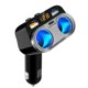 thumbnail image 4 of Cargador de coche Cargadores de coche de 150 W PD+QC3.0 Adaptador de carga rápida Divisor de corriente de 2 enchufes 12-24 V con interruptor de encendido y apagado de detección de voltaje LED para c, 4 of 8