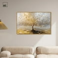 thumbnail image 3 of Tree of Golden Leaves Canvas Colorful Tree Art by Art Remedy, Gold Frame, 45" x 30", 3 of 7