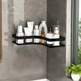 thumbnail image 4 of LSLJS Corner Shower Caddy Shelf Organizer,Self Adhesive Stainless Steel Bathroom Basket Rack,Wall Mounted Toiletries Storage Organizer Shampoo Holder,Bathroom Organizers and Storage Kitchen Spice Rack, 4 of 6