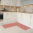 thumbnail image 5 of Yiaed Red Lobster Kitchen Rugs Sets of 2 Kitchen Mats Cushioned Anti Fatigue Kitchen Rug Tapetes Para Cocina for Sink,Laundry Room, 5 of 6