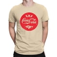 thumbnail image 2 of Officially Licensed Coca-Cola Vintage Crown Logo Design Men's T-shirt, 2 of 3