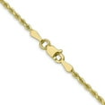 thumbnail image 6 of Auriga Fine Jewelry 10K Yellow Gold 2mm Rope Chain Necklace for Women 16", 6 of 6