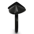 thumbnail image 4 of IP Black(Ion Plating) Stainless Steel Ring with No Stone for Women Minimalist Theme No Stone Stone Color Style TK990 Size 7, 4 of 4