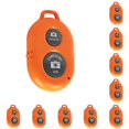 thumbnail image 1 of Sidaley cámara botón de control remoto inalámbrico viaje portátil compatible con bluetooth 4.0 controlador de obturador accesorios naranja Naranja 10piezas, 1 of 4