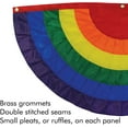 thumbnail image 2 of In the Breeze 3706 — 2' x 4', Rainbow Ruffle Bunting — Colorful Pride Home Decoration, 2 of 5
