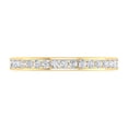 thumbnail image 3 of 1/4 Carat Channel Set Diamond Anniversary Wedding Band in 10K Yellow Gold - IGI Cert (Ring Size 11), 3 of 6