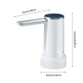 thumbnail image 2 of Electric Water Pump, 3.34*6.49 Inch Water Bottle Dispenser USB Charging Automatic Pump Portable Electric Water Dispenser Water Bottle Switch, For Office, Kitchen or Bedside Table, 2 of 9
