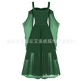 thumbnail image 1 of Disfraces De Halloween Bruja Cosplay Góticos Hombros Descubiertos Vendaje De Malla Sheer Una Línea Larga Vestido De Fiesta Para Las Mujeres Desgaste, 1 of 4