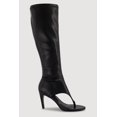 thumbnail image 3 of Women's Open Toe Thong Stiletto Knee High Heels, 3 of 6