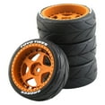 thumbnail image 1 of Neumáticos de goma de repuesto 1:10 para camiones de oruga TT02 XV01, accesorios para vehículos Naranja, 1 of 4