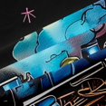 thumbnail image 5 of Manfei Vintage Train Kitchen Curtains,Colorful Railway Black Out Curtains Pack of 2 (42x63 Each), 5 of 7