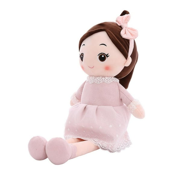 Cute Rag Dolls 40CM Height Plush Figures Girls Cute Cartoon Rag Doll Soft Rag Doll Little Girls Dolls Girl Decoration Companion Toys Ragdoll Toy for Gift