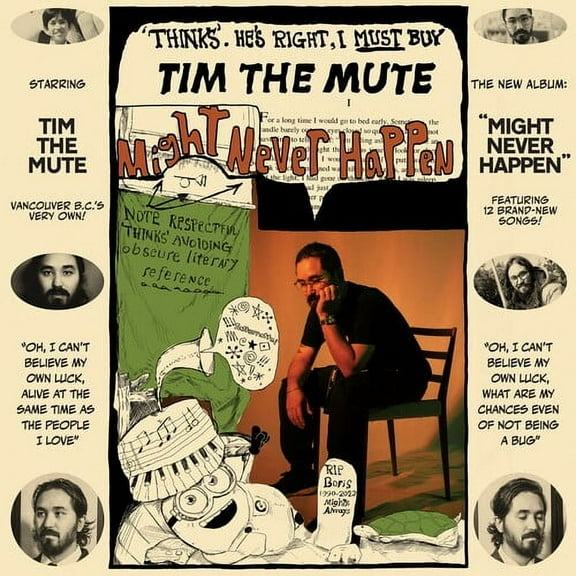 Tim the Mute - Might Never Happen - Music & Performance - Vinyl