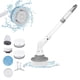 thumbnail image 2 of Cepillo de limpieza eléctrico inalámbrico ZJT250130672 | Recargable, resistente al agua IPX7, con 6 cabezales duraderos | Limpiador multisuperficies para baños, suelos, azulejos, lechada, lavabos,, 2 of 5