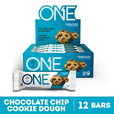 ONE Brands Protein Bar, Chocolate Chip Cookie Dough, 20g Protein, 12 Count