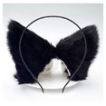 thumbnail image 1 of Diadema con orejas de gato, pinzas para el pelo, diademas con orejas de zorro, pasadores para mujer, gatito peludo, diadema para el pelo, aro para el pelo, decoración para fiesta de Halloween, disfraz, 1 of 5