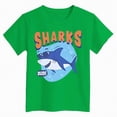 thumbnail image 4 of TOWED22 Toddler Little Boy Summer Dinosaur Clothes Funny Letter Short Sleeve Tshirt Tops Boy Summer Tee Top 1T 2T 3T 4T 5T(Green,3-4 Y), 4 of 4