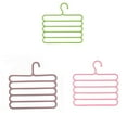 thumbnail image 2 of 5 Layers Clothes Rack Holder Hook Pants Trousers Denim Jeans Scarf Coat Hanger, 2 of 10