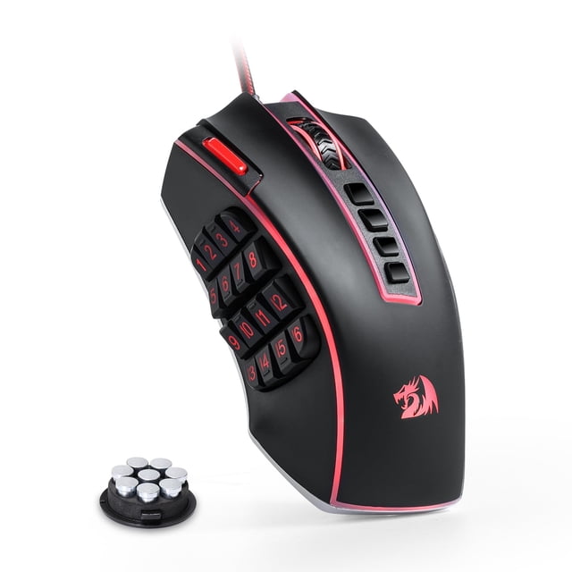 Ratón para juegos Redragon M990 32000 DPI con cable RGB con 23 botones